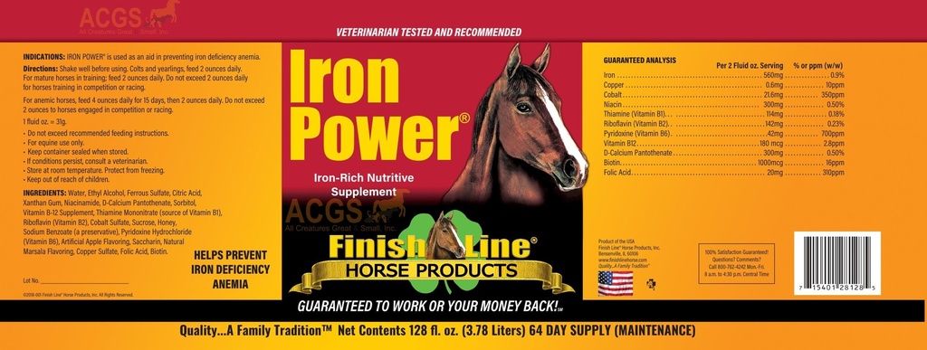 Iron Power gallon
