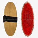 Body Brush Wood Back