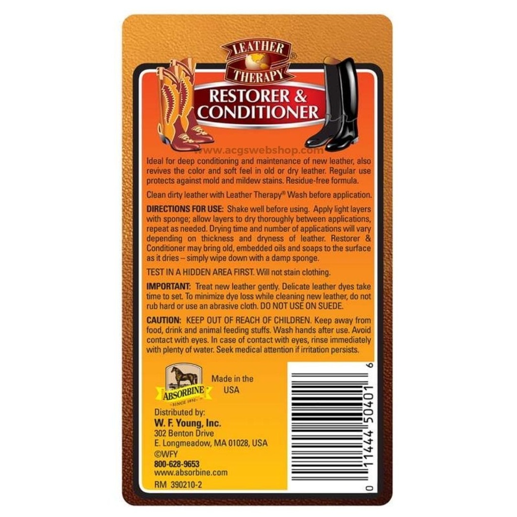 Leather Therapy Restore & Conditioner 16 oz
