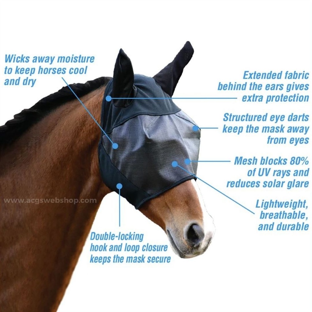 Flymask Horse With Ears
