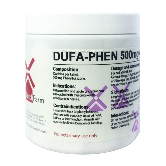 Bute Dufa-phen tablet jar 100pcs