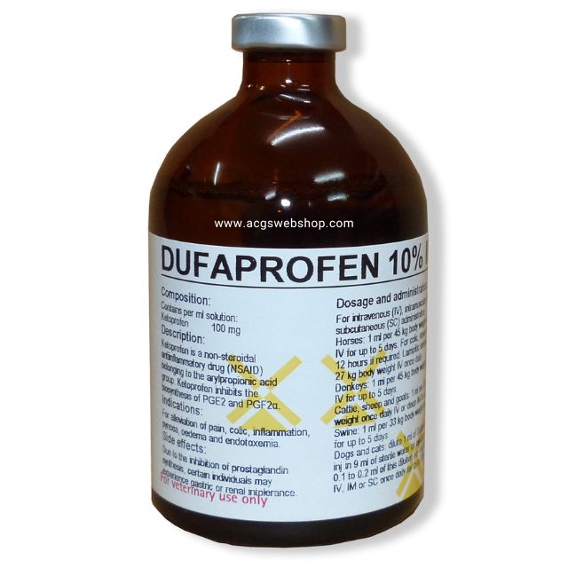 Dufaprofen 10% inj 100ml