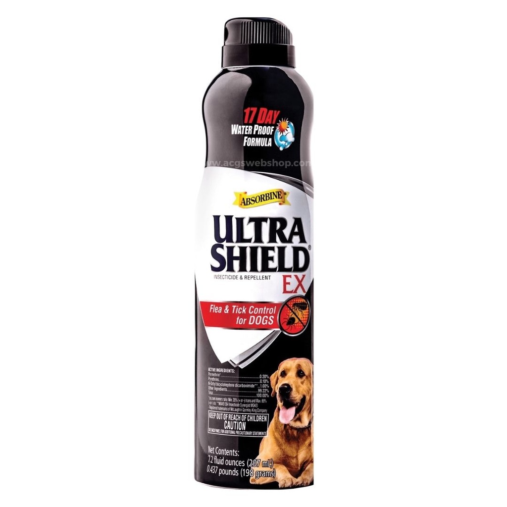 Ultrashield EX F &amp; T Control for Dogs 7 oz