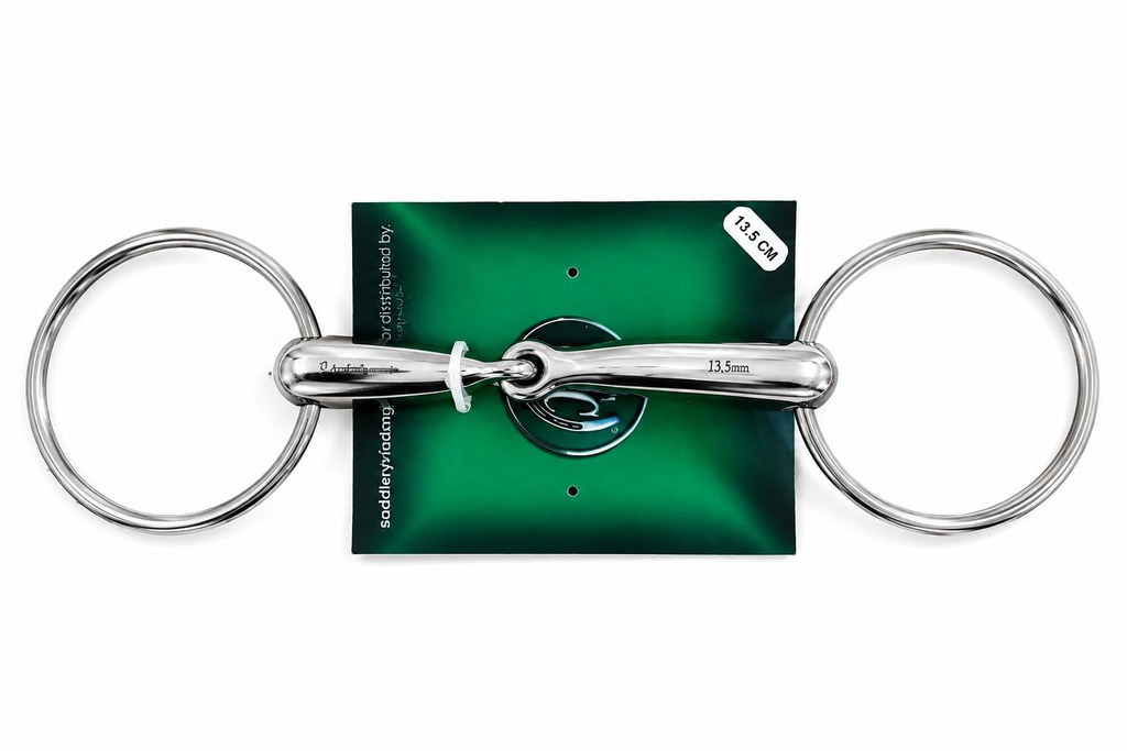 Thick Hollow Ring Snaffle 90mm x 135mm
