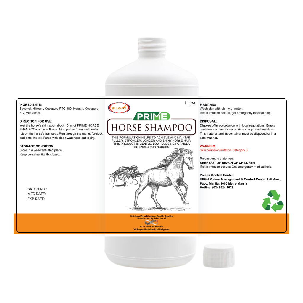 Prime Horse Shampoo liter